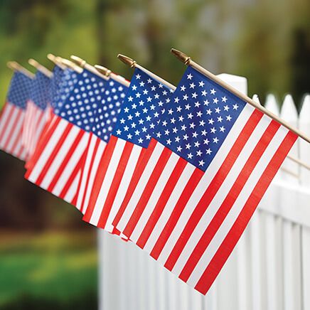 Mini American Flags, Set of 12-378711