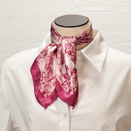 View product details for Silk-Like Fashion Scarves, Set of 4