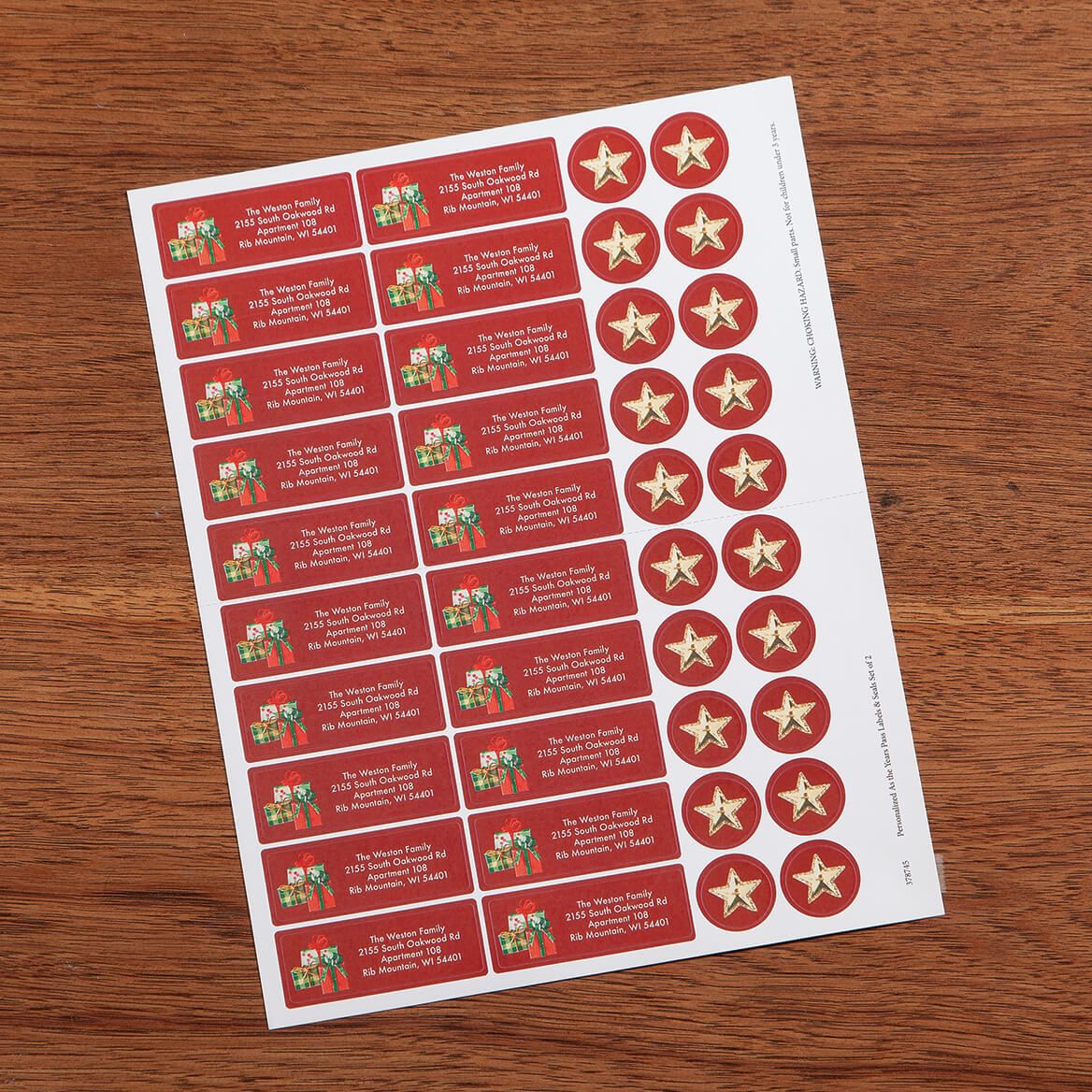 Personalized As the Years Pass Labels & Seals, Set of 20 + '-' + 378745