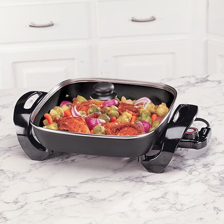Brentwood 12" Electric Skillet Black-378959