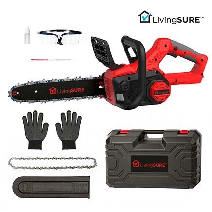12" Cordless Chainsaw by LivingSURE™-379253