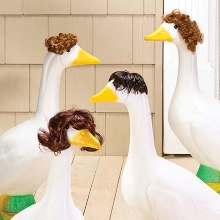 Wigs for Large Goose by Gaggleville®, Set of 4-379395