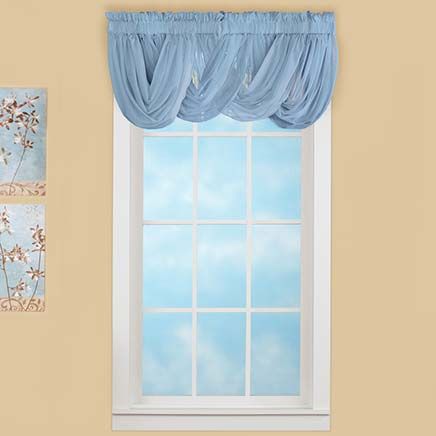 2-Piece Sheer Scoop Valance Set-379532