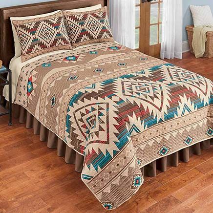 Geometric Aztec Quilt-379566