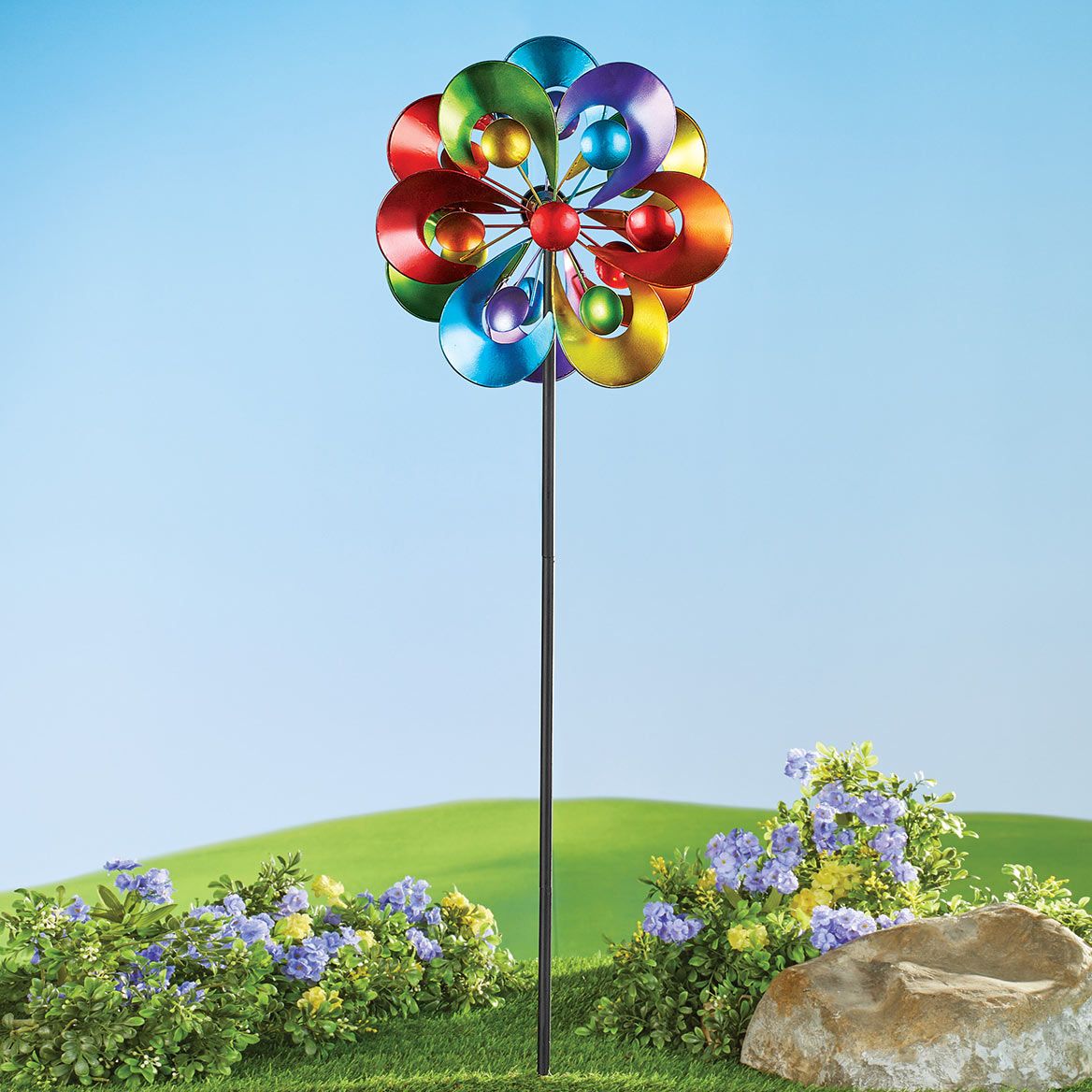 Colorful Double Spinner Stake + '-' + 379568