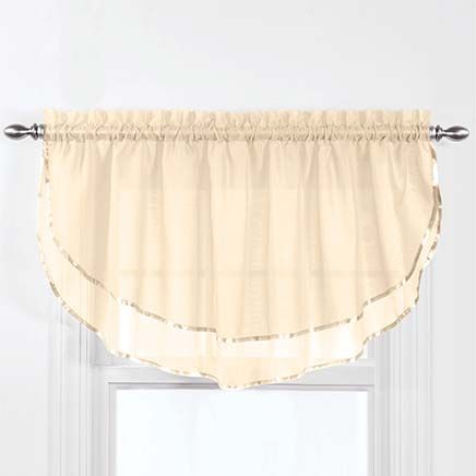 Elegance Sheer Ascot Valance-379570