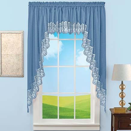 Lace Border Curtain-379600