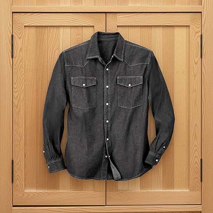 Men's Denim Shirt-379612
