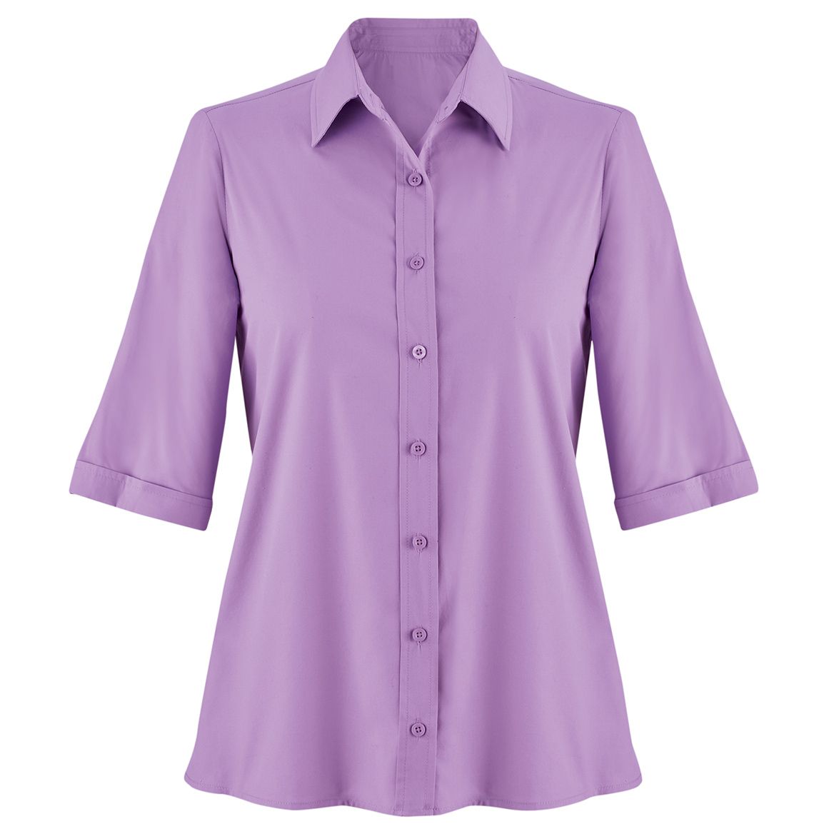 Poplin 3/4 Sleeve Shirt + '-' + 379632