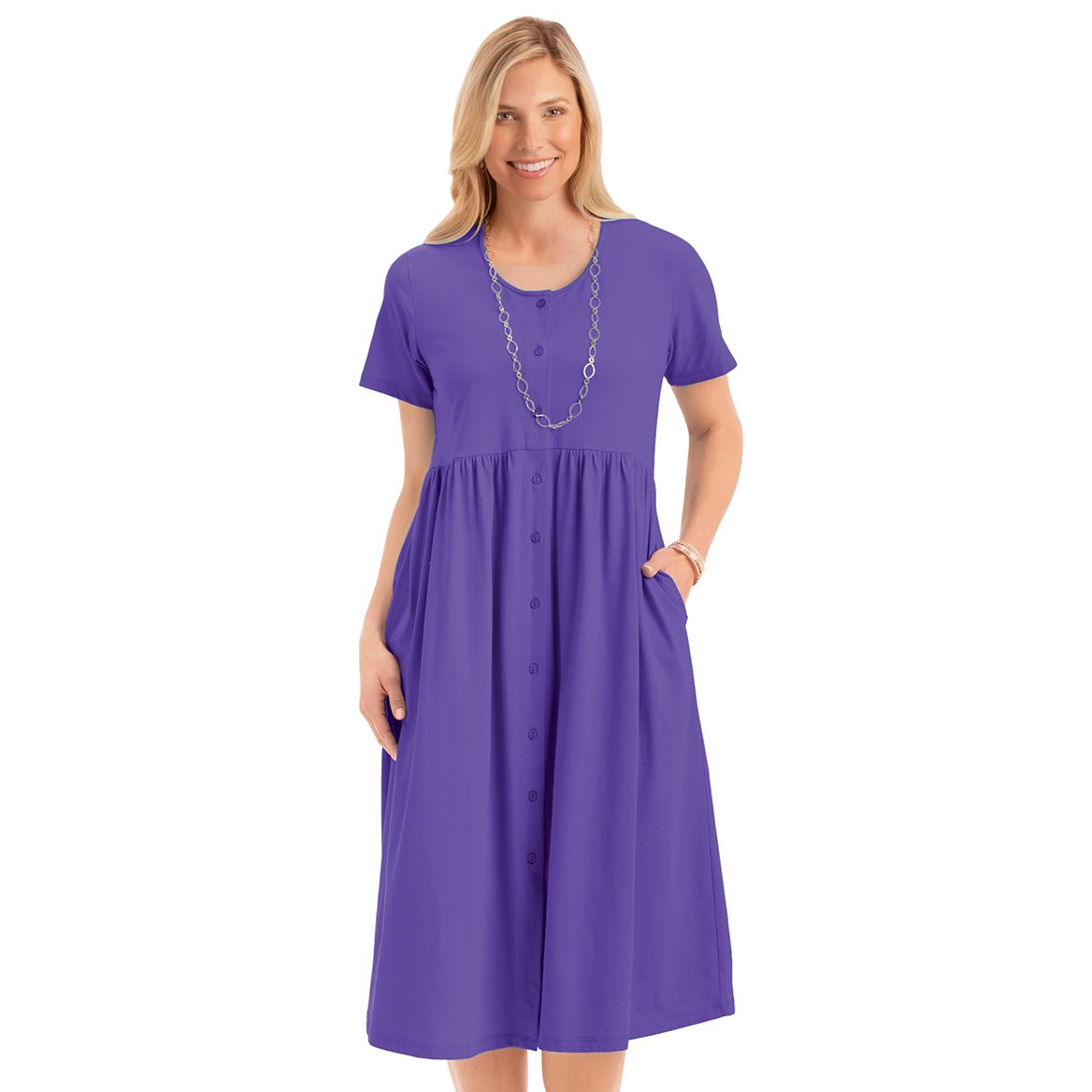 Easy Fit Knit Dress + '-' + 379642