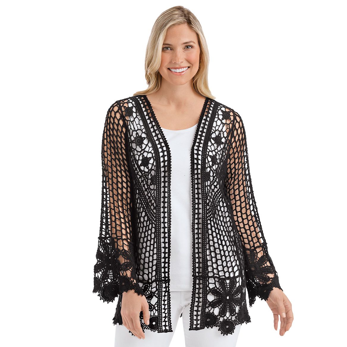 Beautiful Crochet Jacket + '-' + 379643