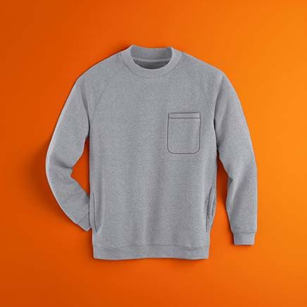 Men's Pocketed Sweatshirt-379649