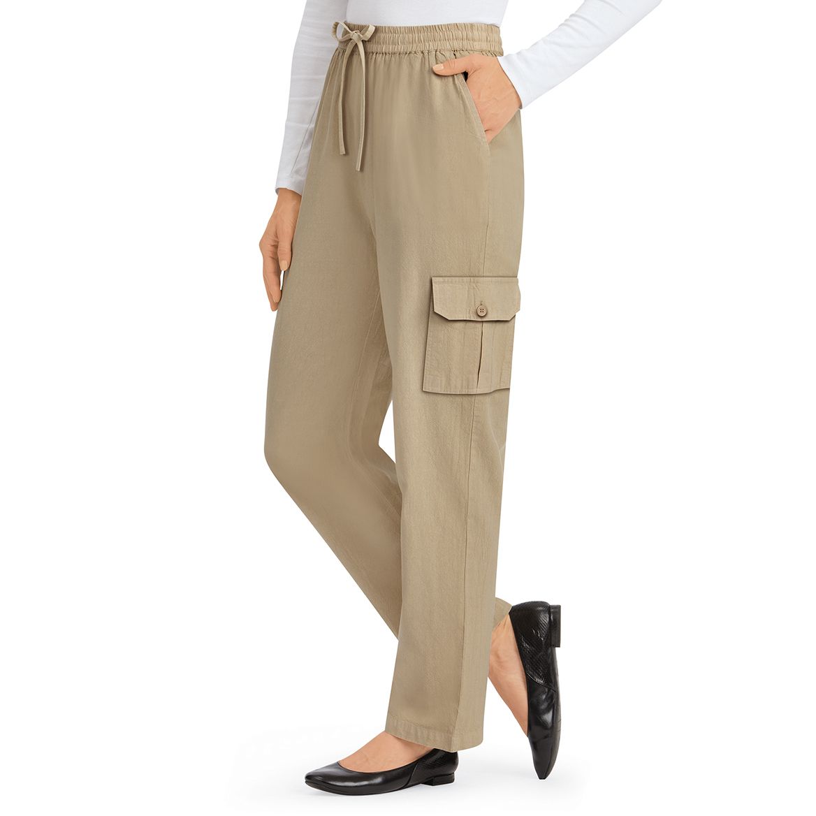 Double Cargo Pocket Pants + '-' + 379658