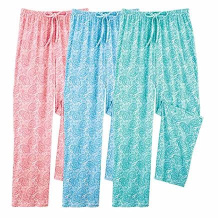 Super Soft Women's Pajama Pants, Set of 3-379659