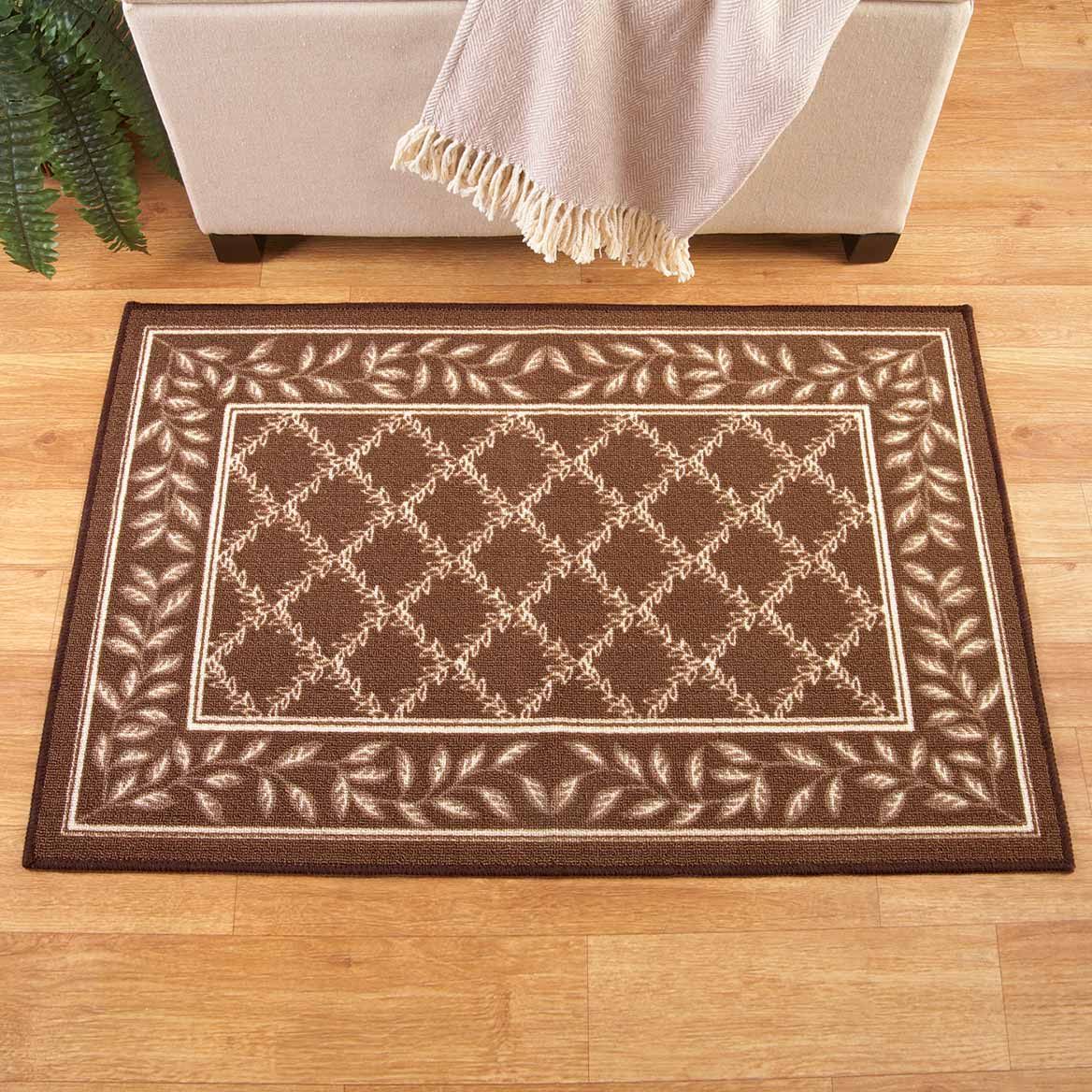 Leaf Lattice Rug + '-' + 379682