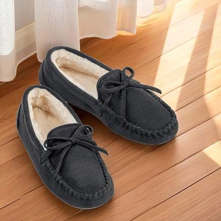 Women's Faux Suede Moccasins-379695