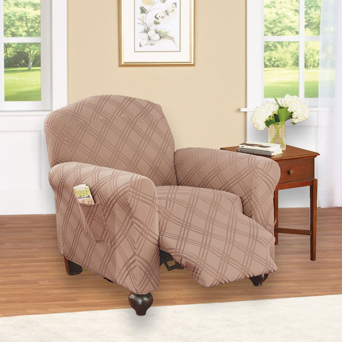 Double Diamond Stretch Furniture Cover + '-' + 379769