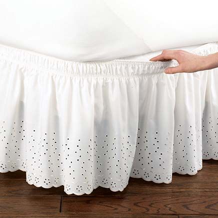 Eyelet Bed Ruffle-379785