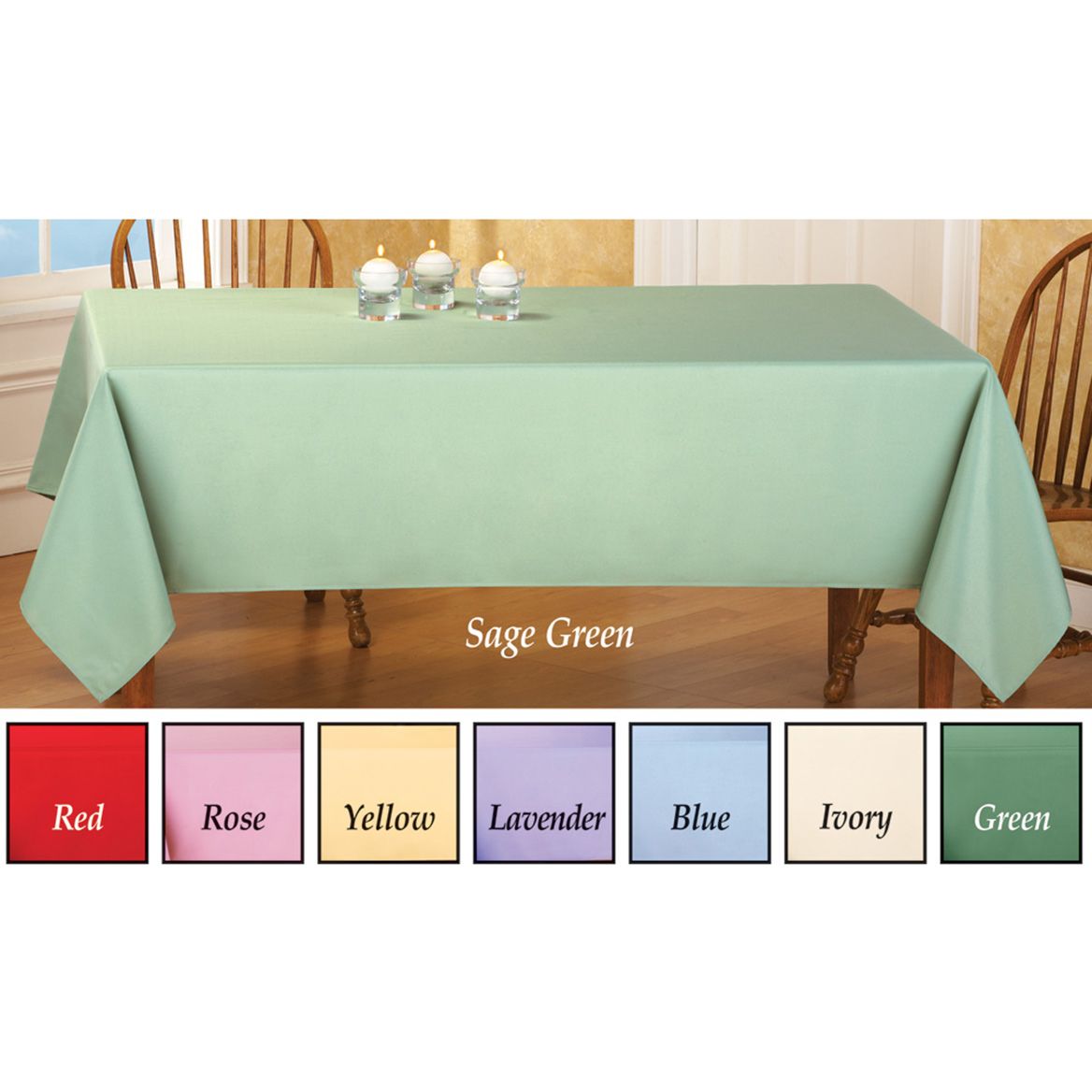 Basic Rectangular Tablecloth + '-' + 379808