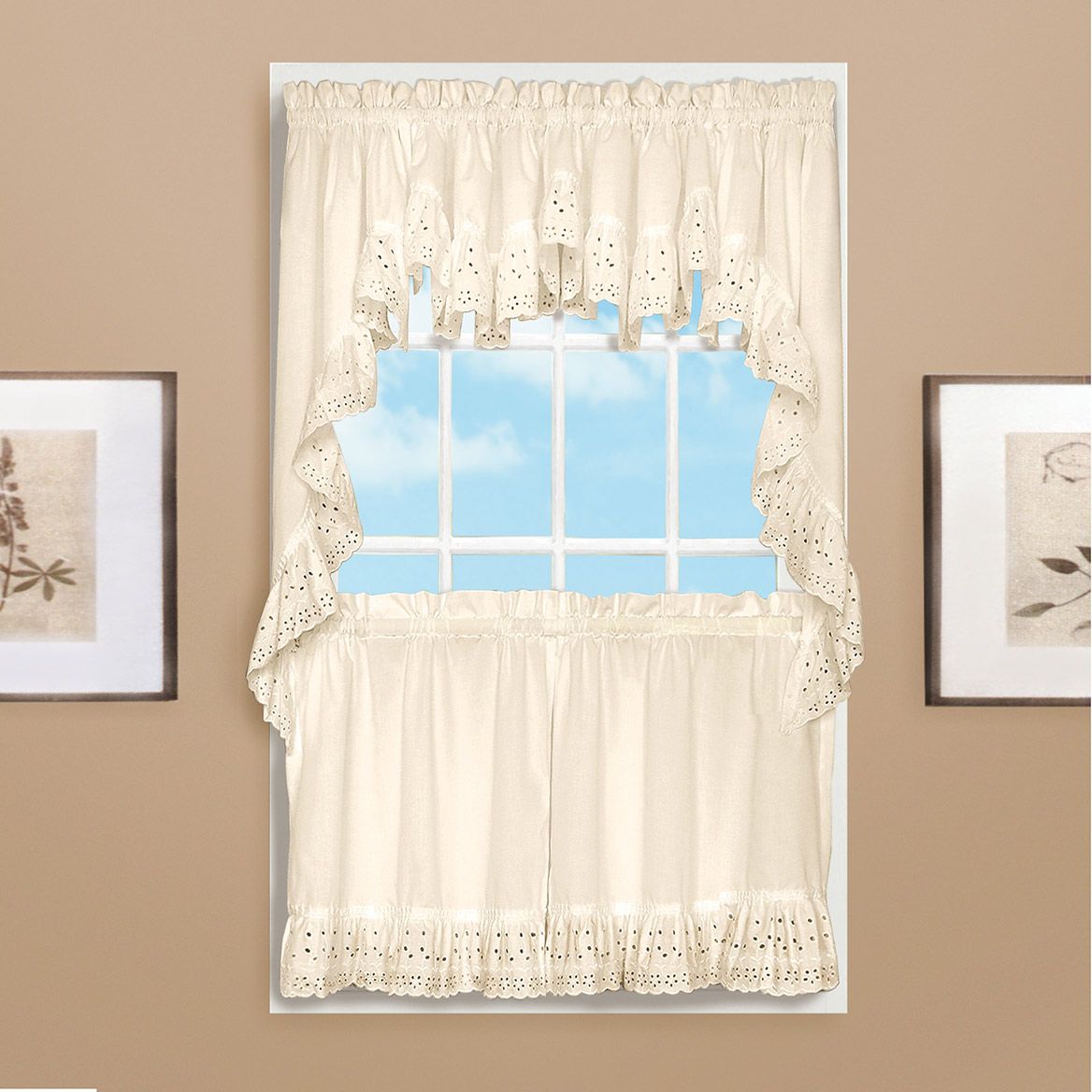 Vienna Eyelet Curtains + '-' + 379820