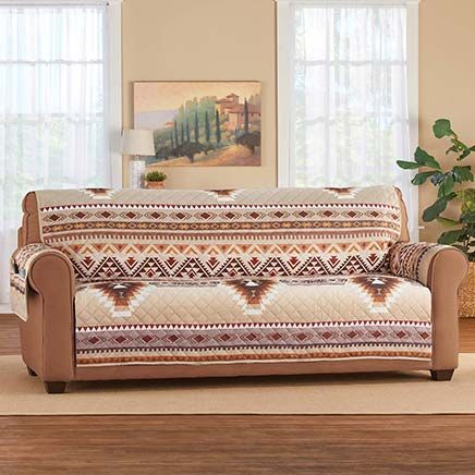 Neutral Southwest Furniture Cover-379858