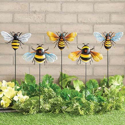 Bee Stakes, Set of 5-379865