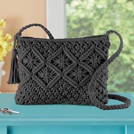 Diamond Crochet Handbag-379880