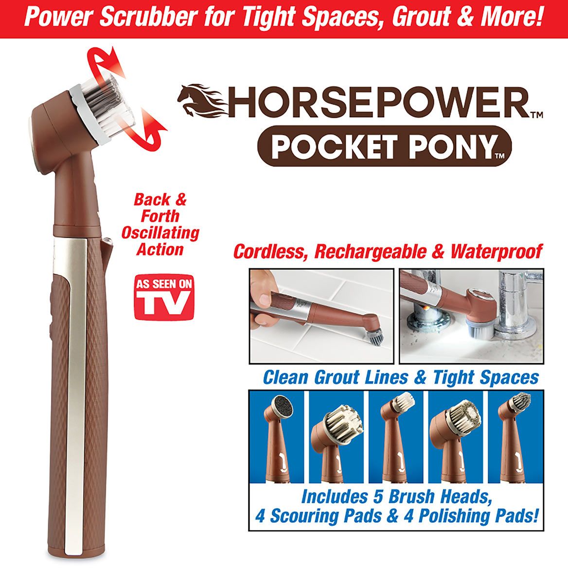 Horsepower Pocket Pony Scrubber + '-' + 379887