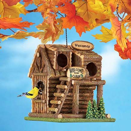 Log Cabin Birdhouse-379894