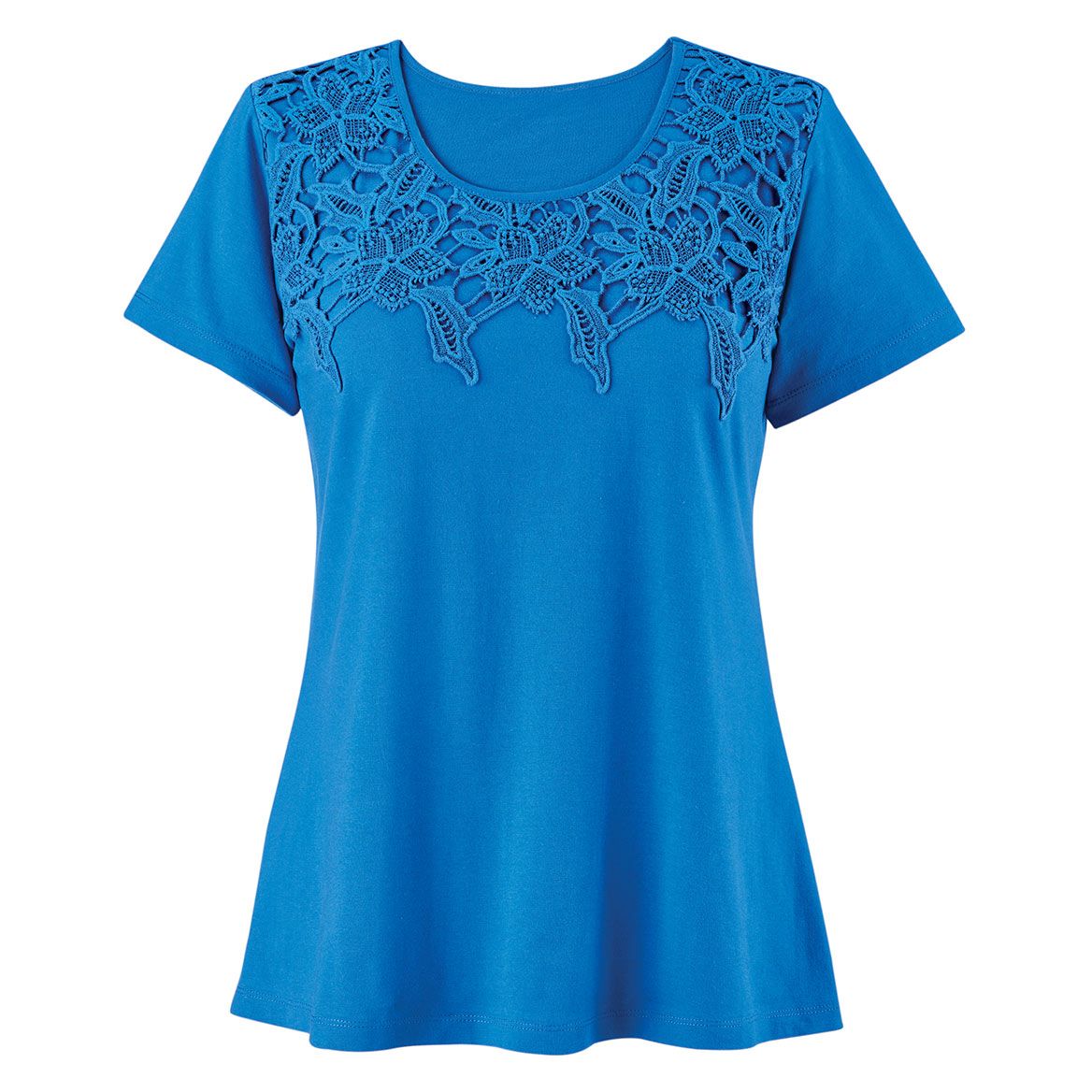 Beautiful Lace Trimmed Top + '-' + 379896