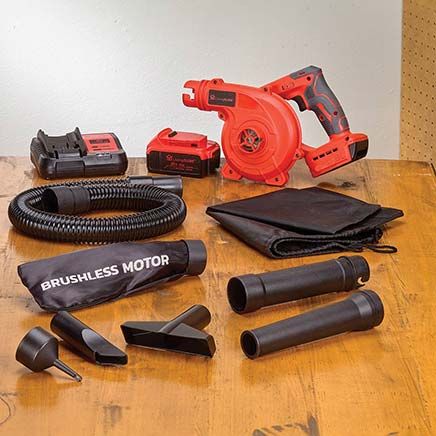 LivingSURE™ Cordless Leaf Blower Vacuum, Battery & Charger-379906