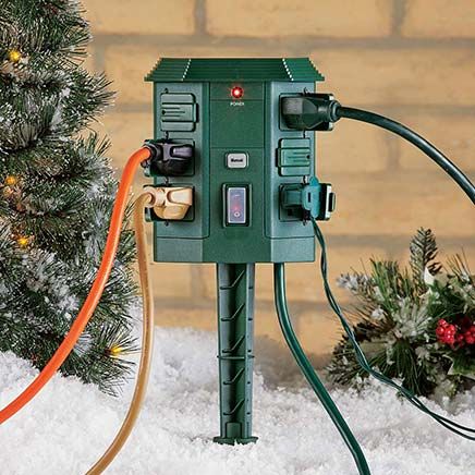 6-Outlet Power Stake With Remote-379950