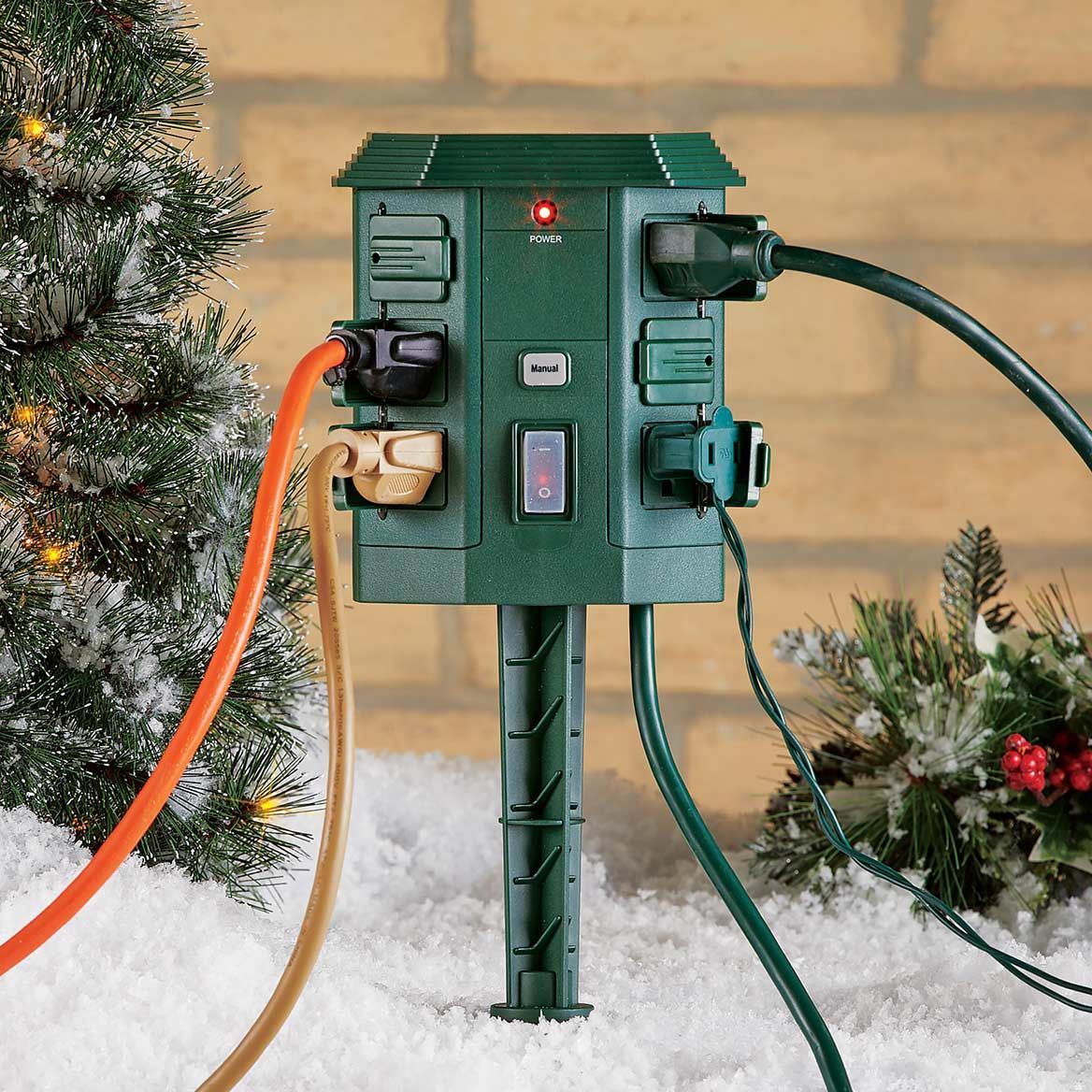 6-Outlet Power Stake With Remote + '-' + 379950