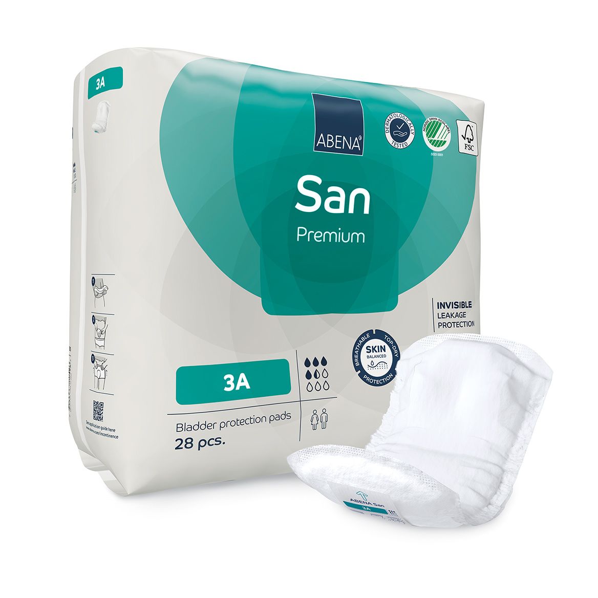 Abena Sani Bladder Control Pads 22 Oz., Package + '-' + 379952