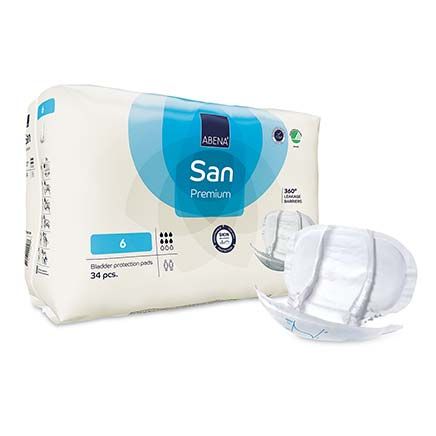 Abena Sani Bladder Control Pads 54 Oz., Package-379955