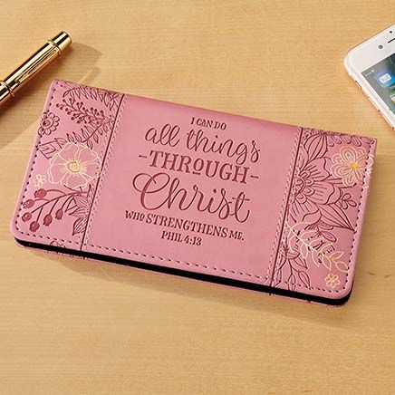 All Things Through Christ Wallet-379960