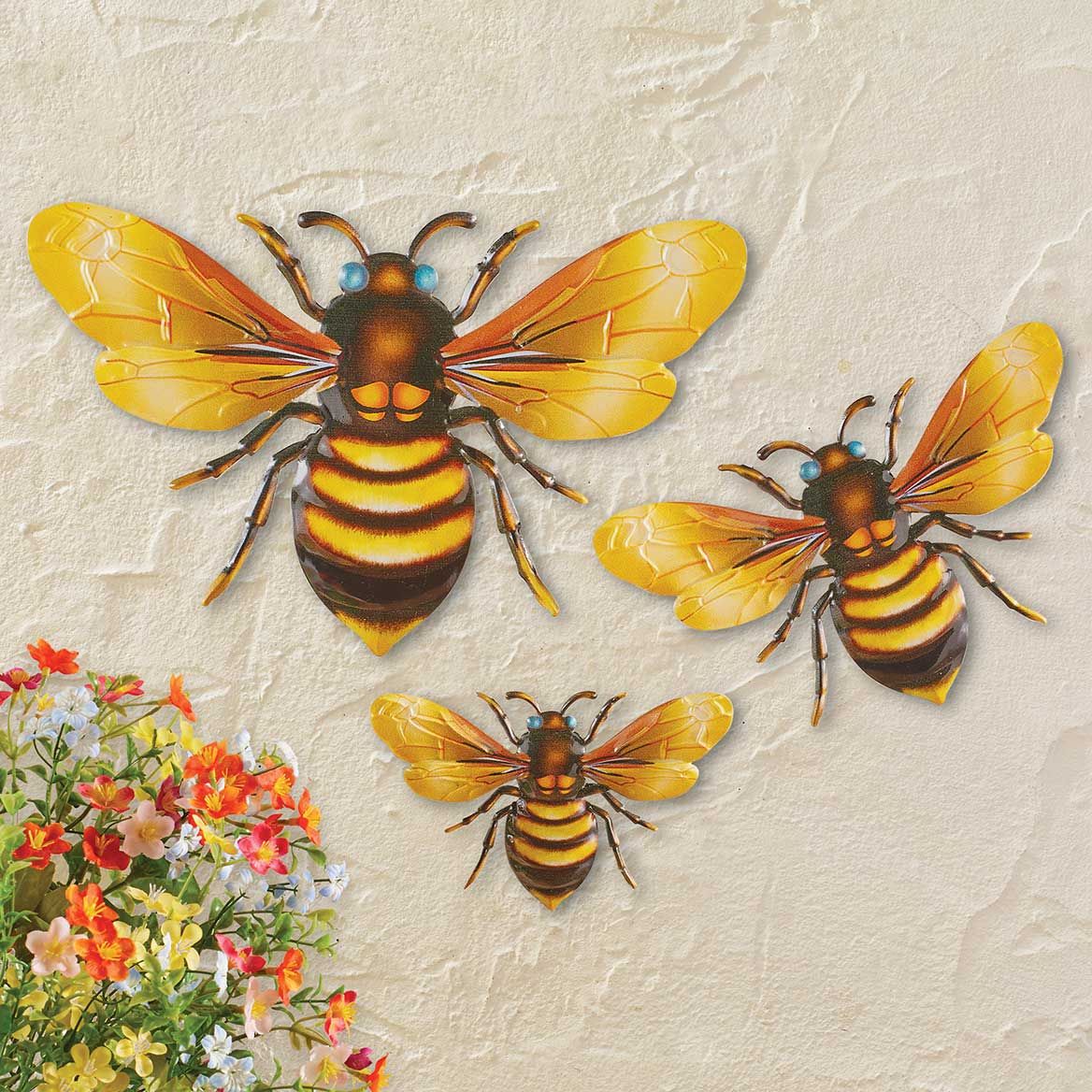 Bee Wall Art, Set of 3 + '-' + 379970