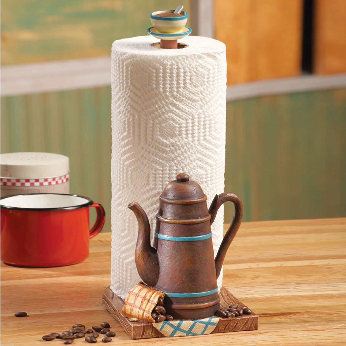 Coffeepot Paper Towel Holder + '-' + 379991