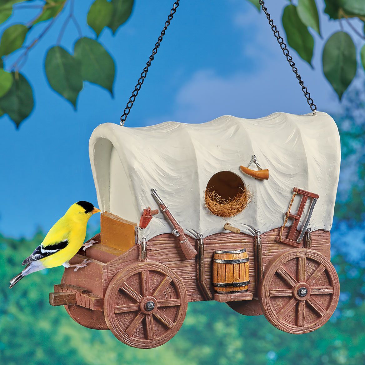 Covered Wagon Birdhouse + '-' + 379996
