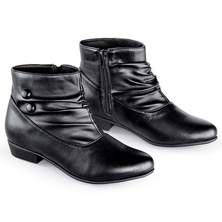 Extra-Wide Short Scrunch Boots-380004