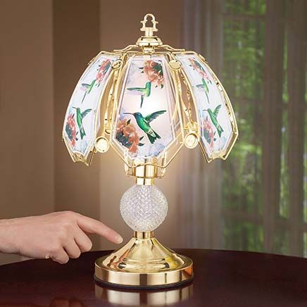 Hummingbirds Touch Lamp-380037