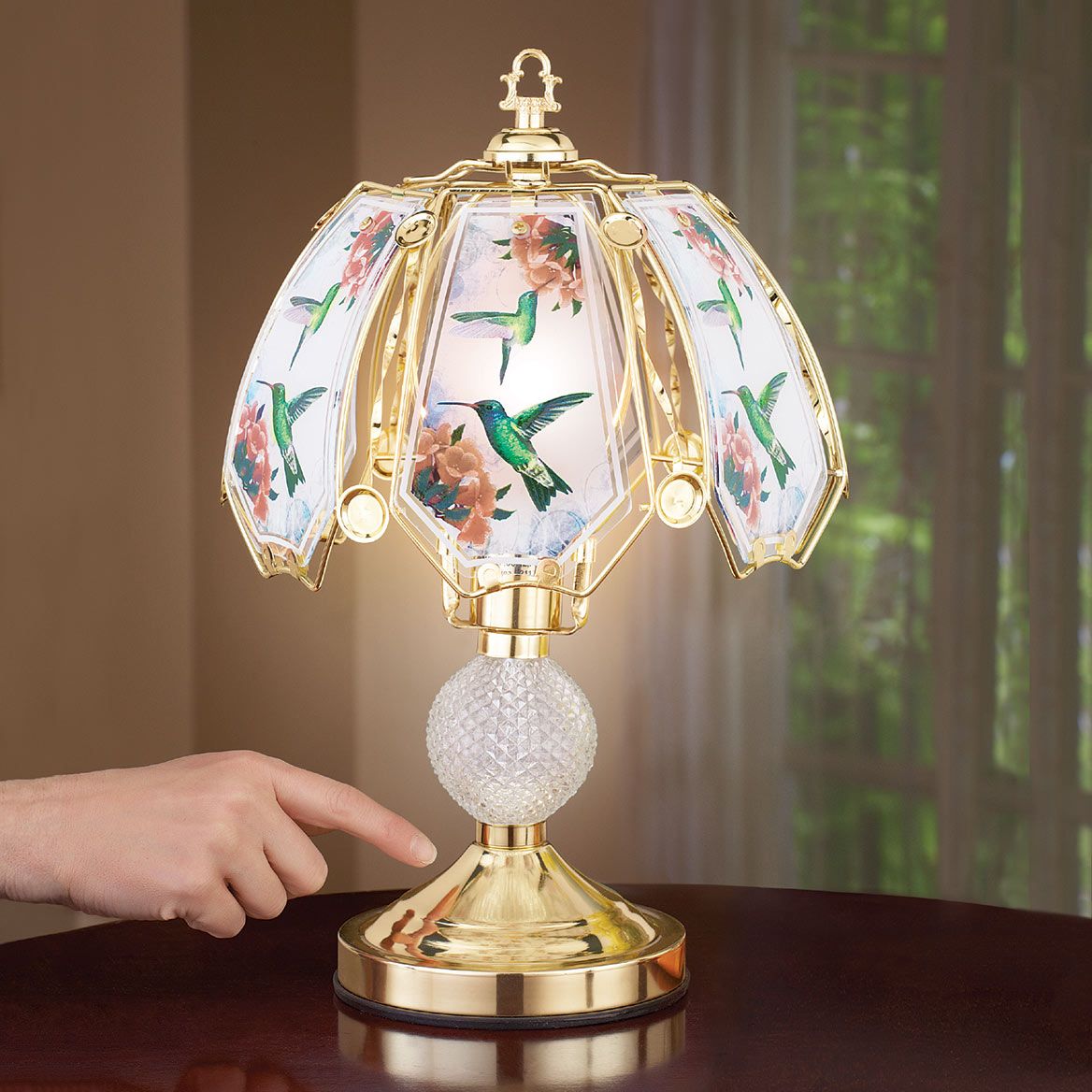 Hummingbirds Touch Lamp + '-' + 380037