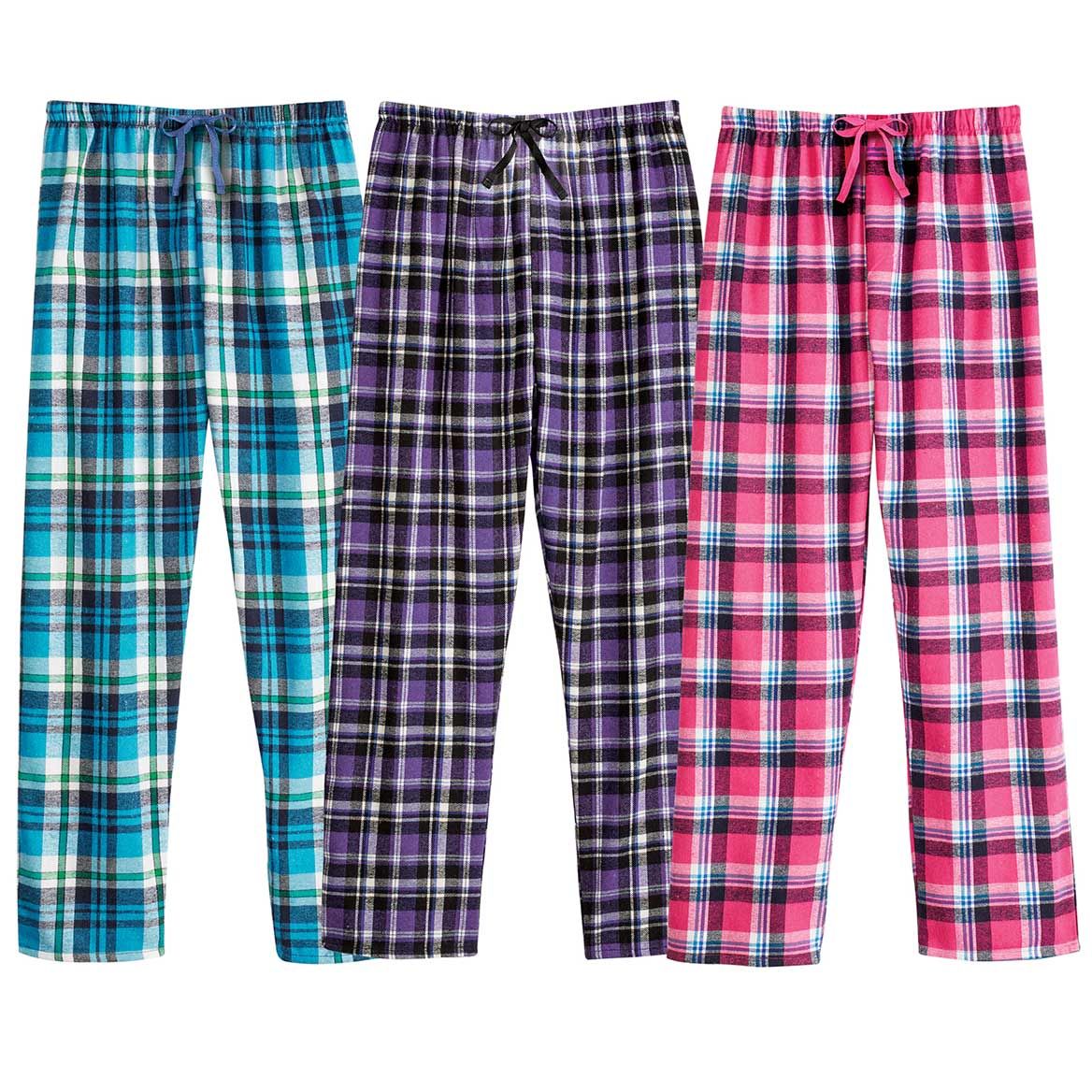 3-Pack Women's Flannel PJ Pants + '-' + 380042