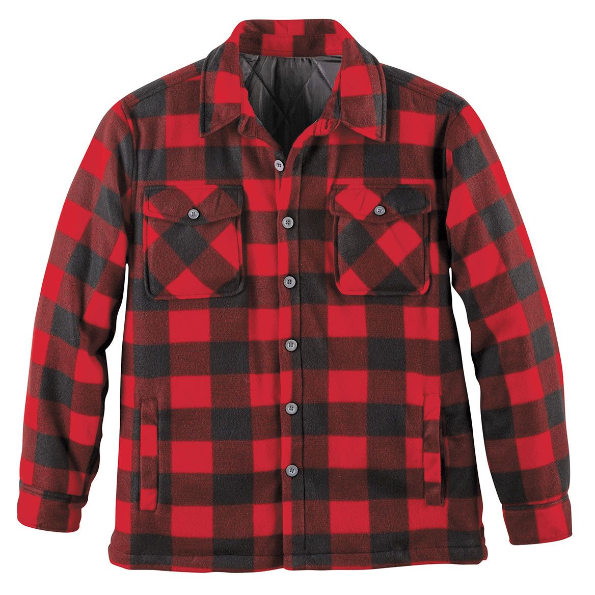 Men's Insulated Plaid Jacket + '-' + 380063