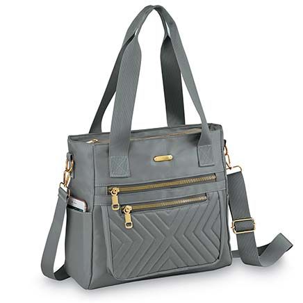 Multi-Zip Handbag-380066