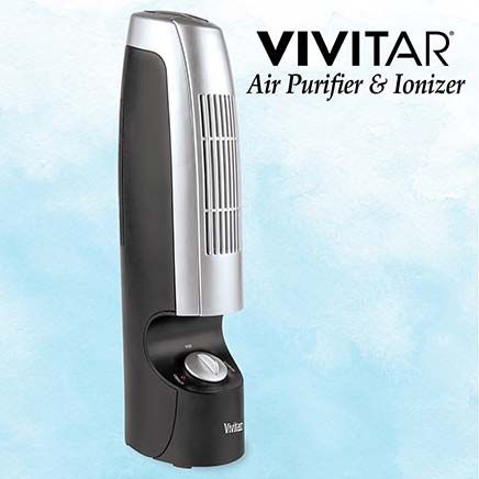 Vivitar Room Air Purifier & Ionizer with Built-In Fan-380124