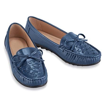 Woven Textured Padded Flats-380132