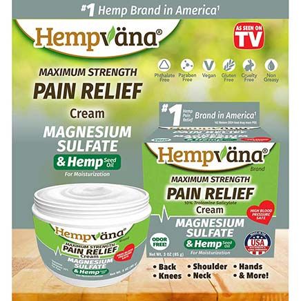 Hempvana® Pain Relief Cream Magnesium-380174