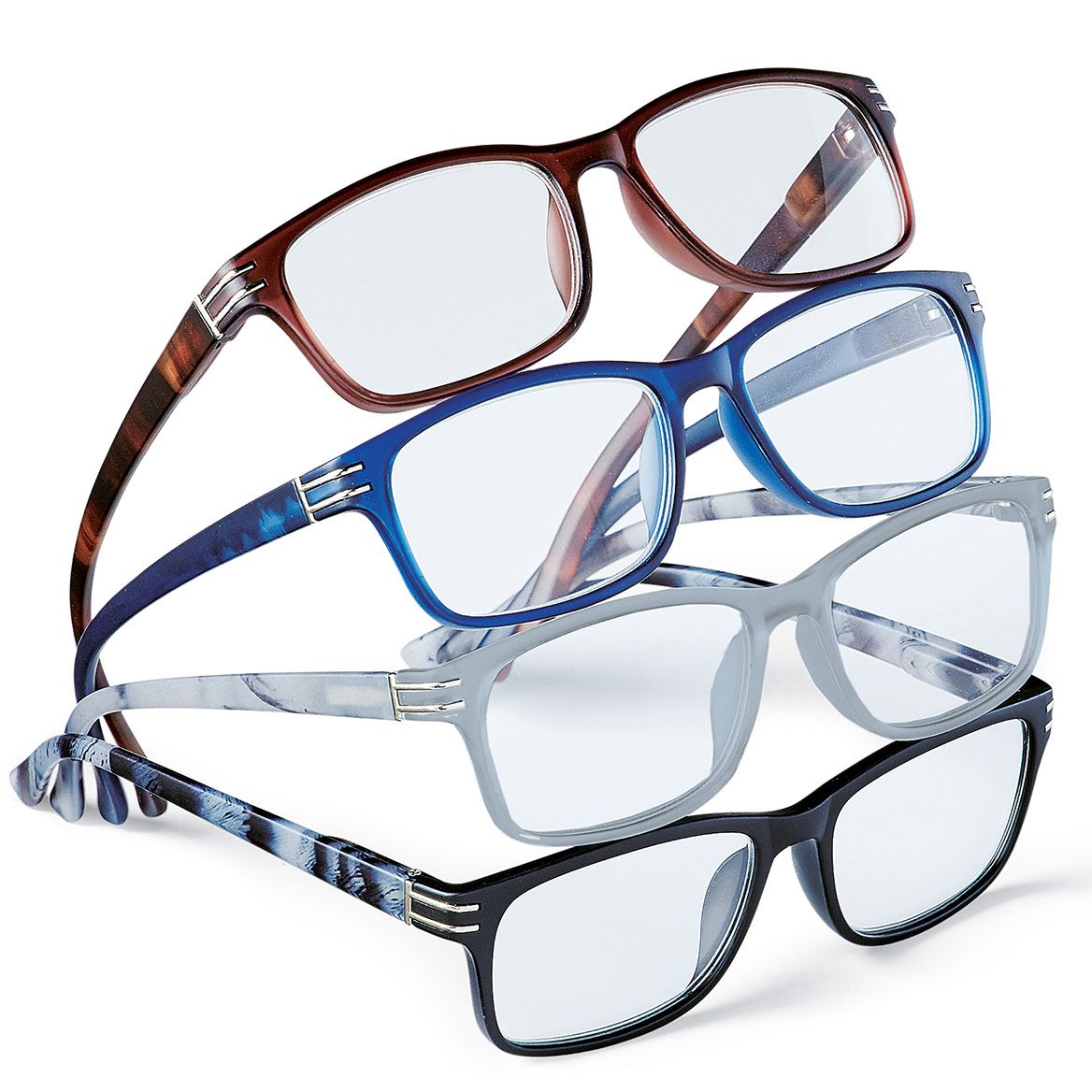 Set of 4 Marbled Color Readers + '-' + 380232