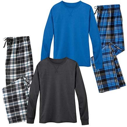 4-Piece Men's Pajama Set-380233